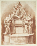 Étude d'un tombeau de pape