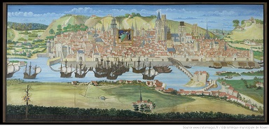 La grande vue de Rouen de Jacques Le Lieu